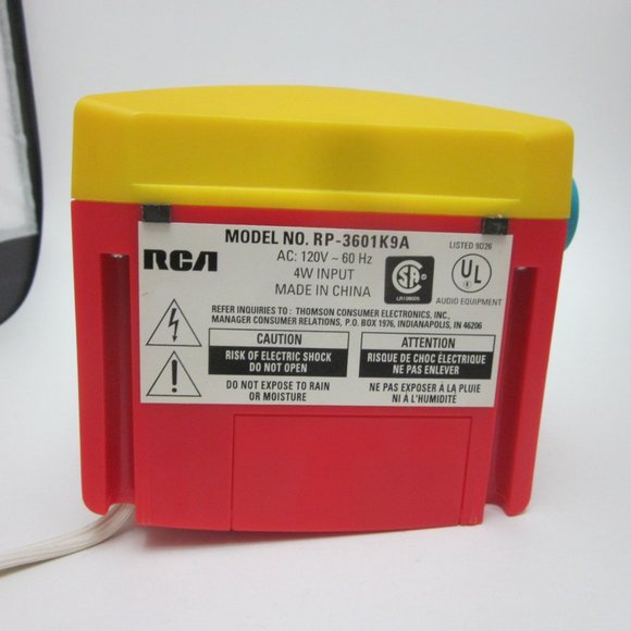 RCA Chipper and Nipper alarm clock/AM FM radio - Picture 9 of 9